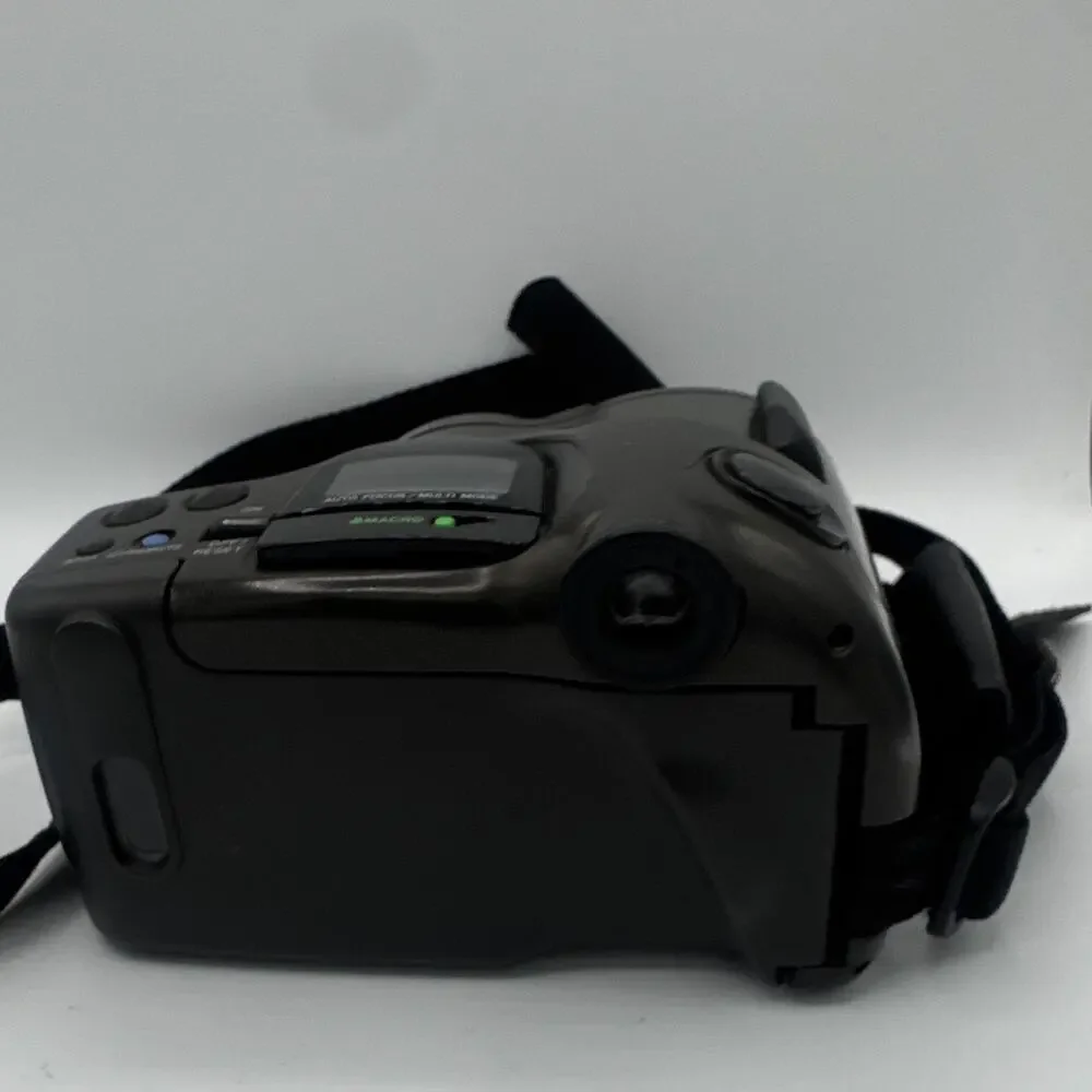 Olympus AZ-330 Superzoom 35mm Point & Shoot Film Camera Black w/ Strap